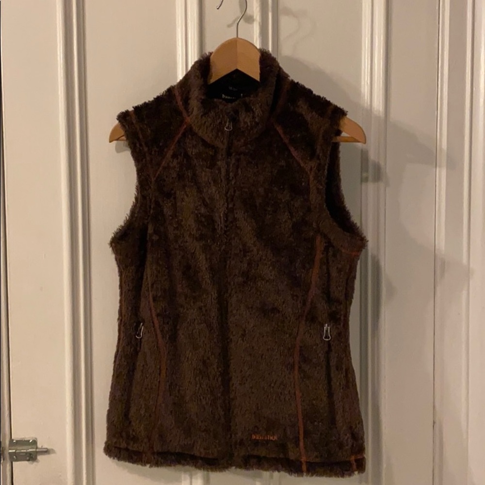 Fuzzy warm Marmot vest